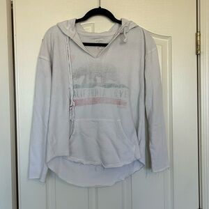 Billabong White Hoodie with Graphic Design
